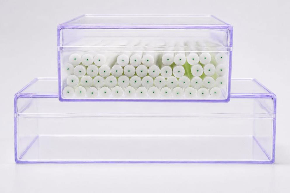Hollow channel filter rods