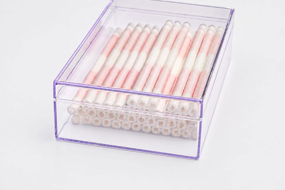 Colored segment filter rods